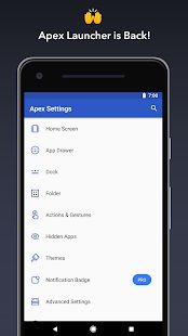 apex launcher mod apk pro