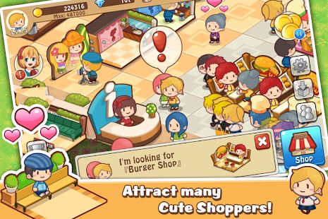 download happy mall story unlimited money