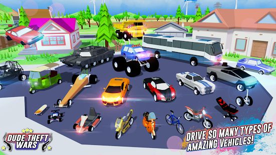 dude theft wars mod apk